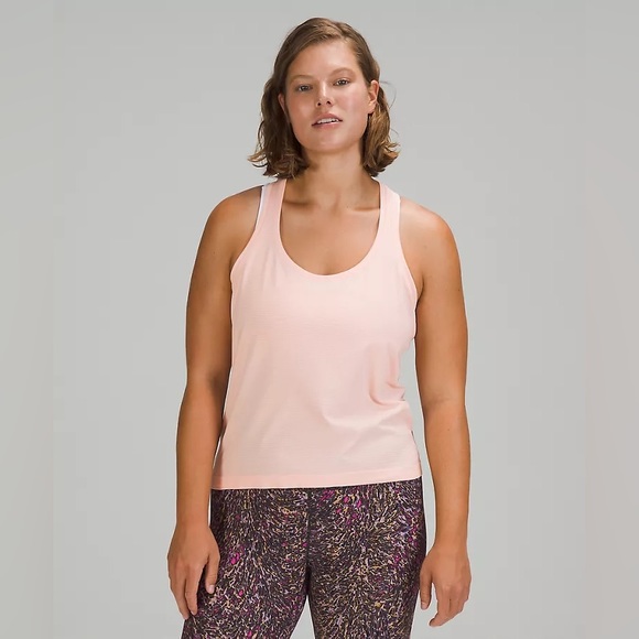 lululemon Swiftly Tech RB Tank Top 2.0 Race Length. Pink Mist, Size 6. - Picture 1 of 2
